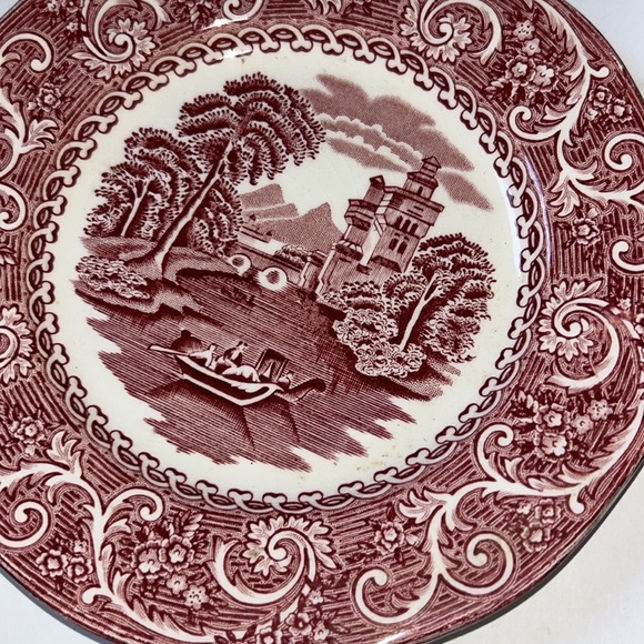 Vintage Canterbury set of 2 Plates ironstone Made in England - Picture 4 of 5